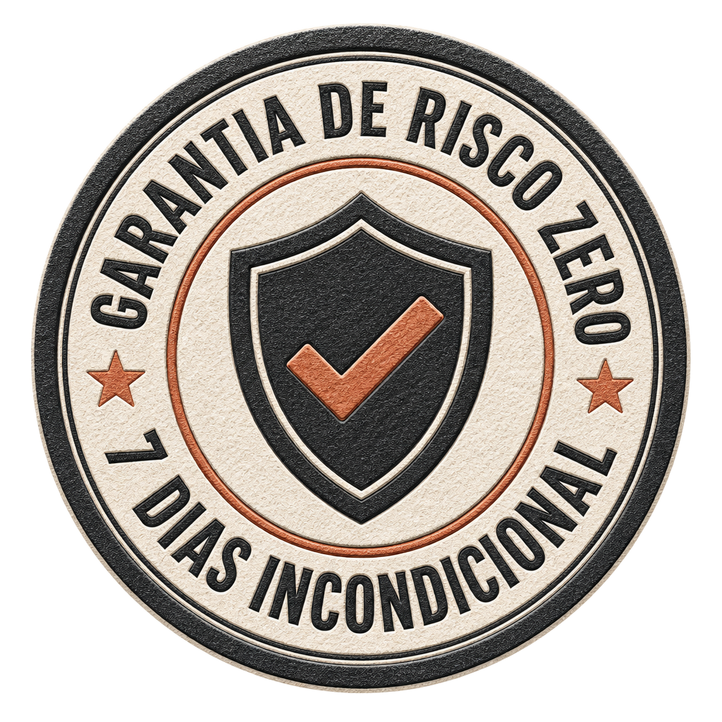 Garantia de risco zero por 7 dias